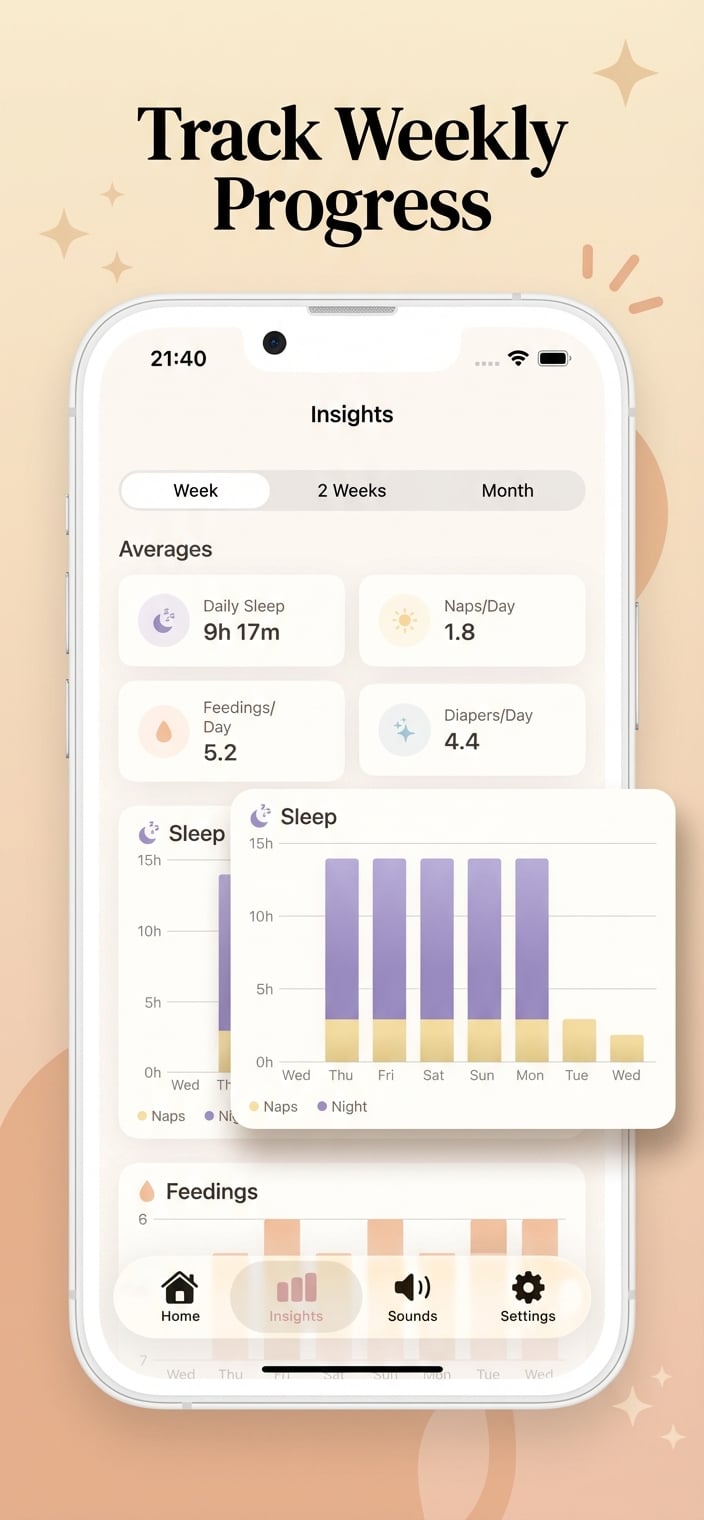 Finished SnoozyBear App Store marketing screenshot